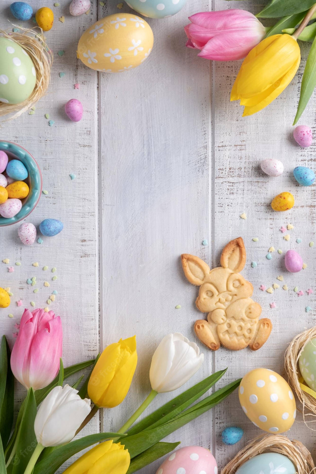 Aesthetic Happy Easter Wallpaper Background  WallpaperAccessin