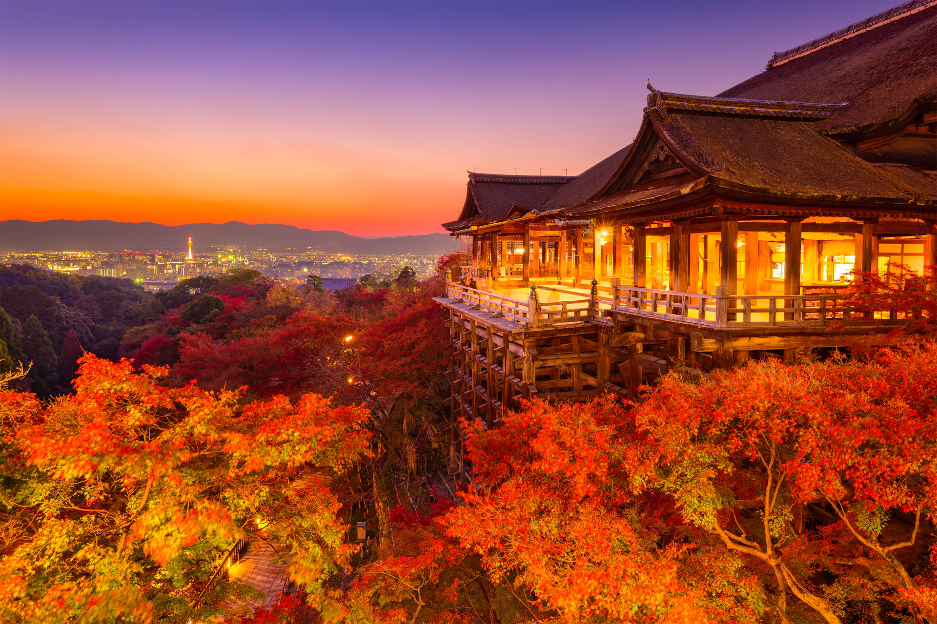 Aesthetic Fall Kiyomizu Dera Temple Picture