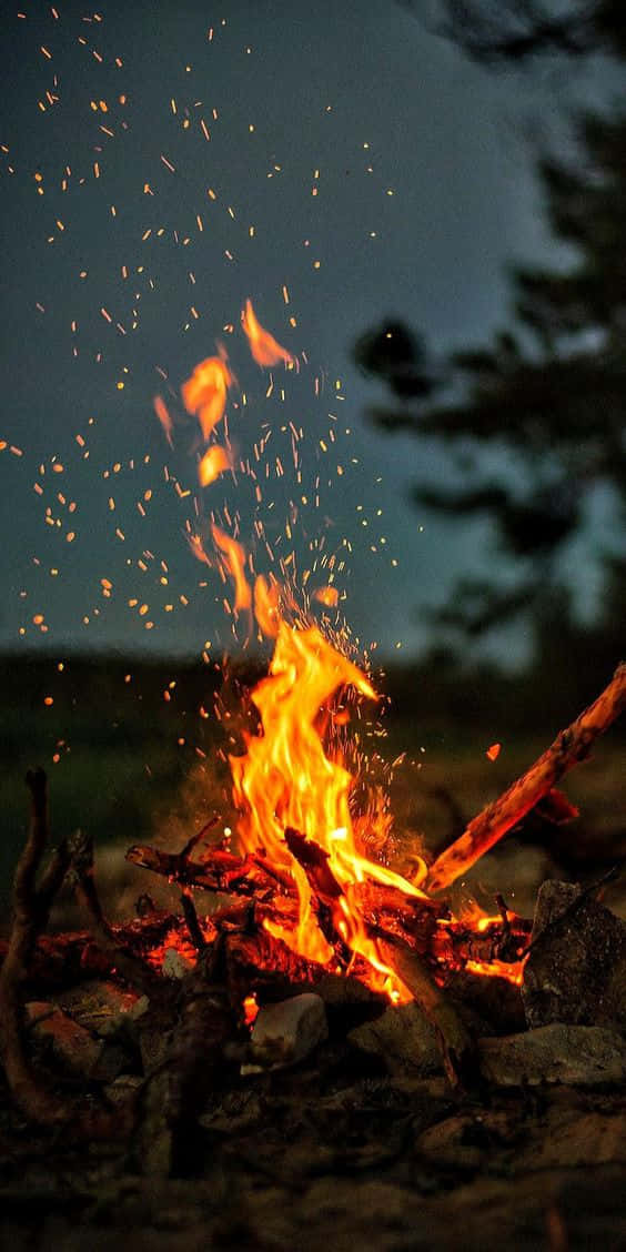 Download wallpaper 938x1668 bonfire embers fire iphone 876s6 for  parallax hd background