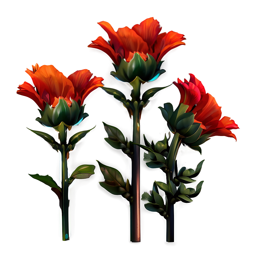 Aesthetic Flower Stem Png 64 PNG