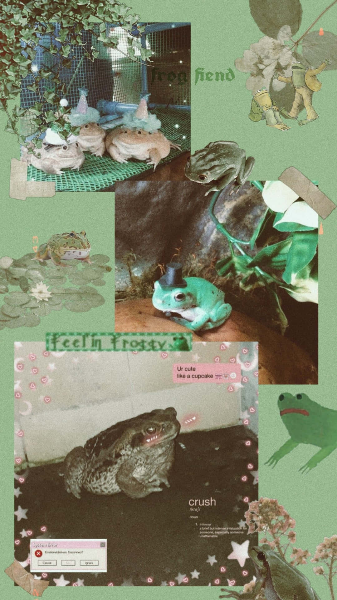 Pastel Green Frog Wallpapers  Wallpaper Cave