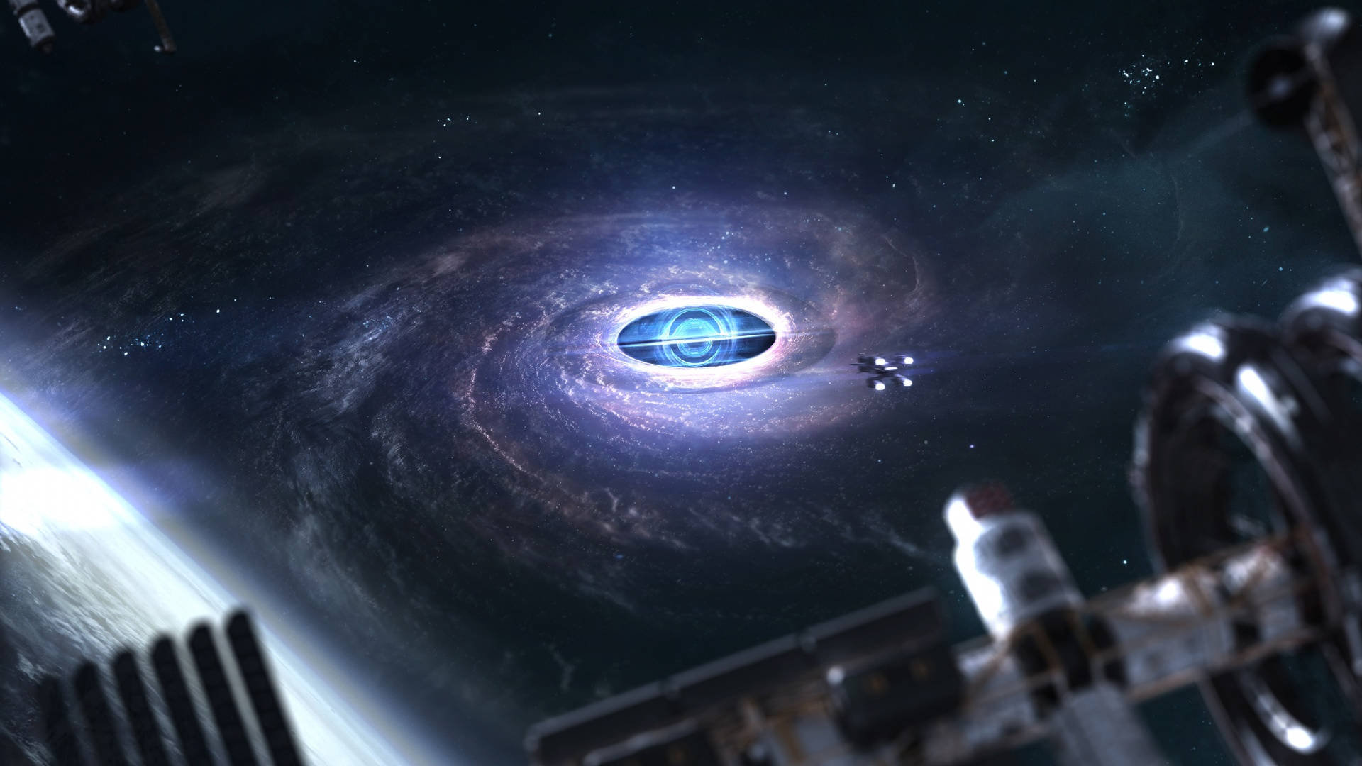 Aesthetic Galaxy Eye In Space