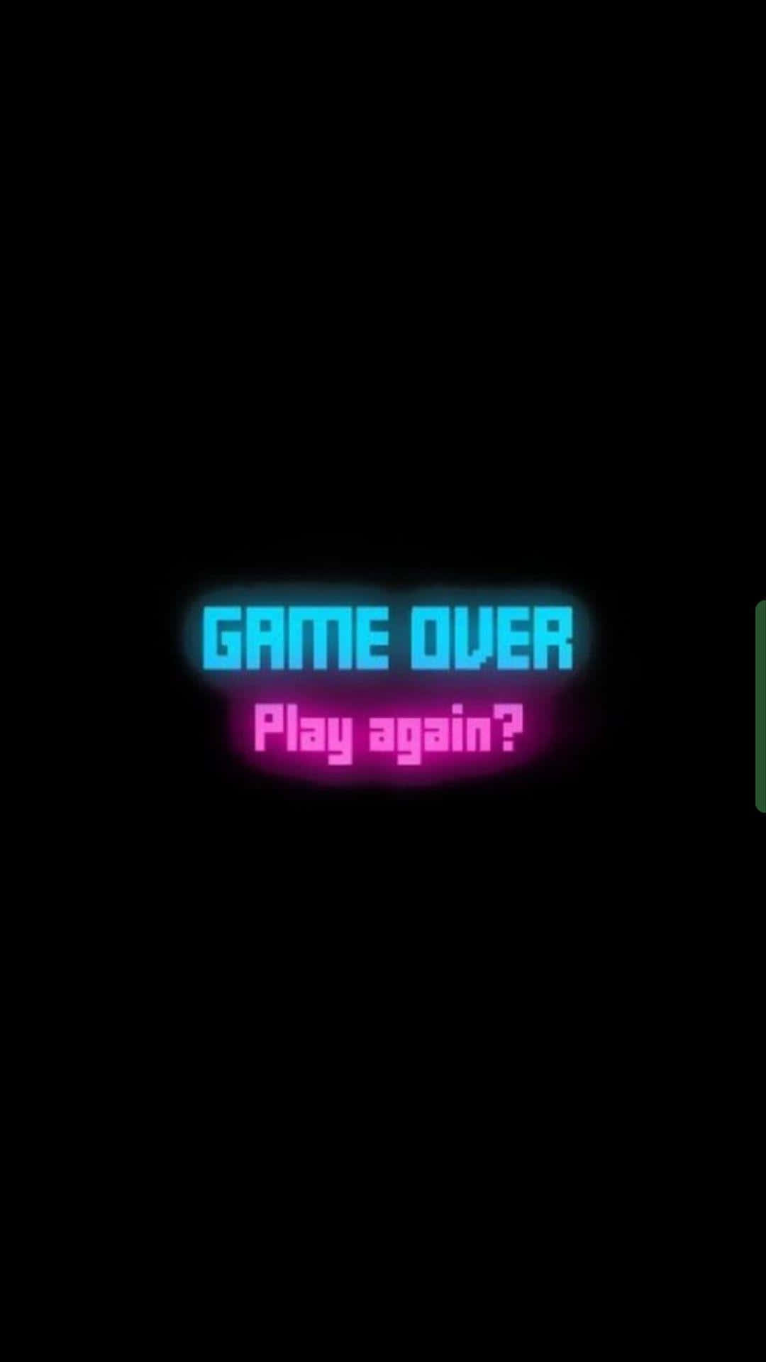 Game Over Play Again? Wallpaper