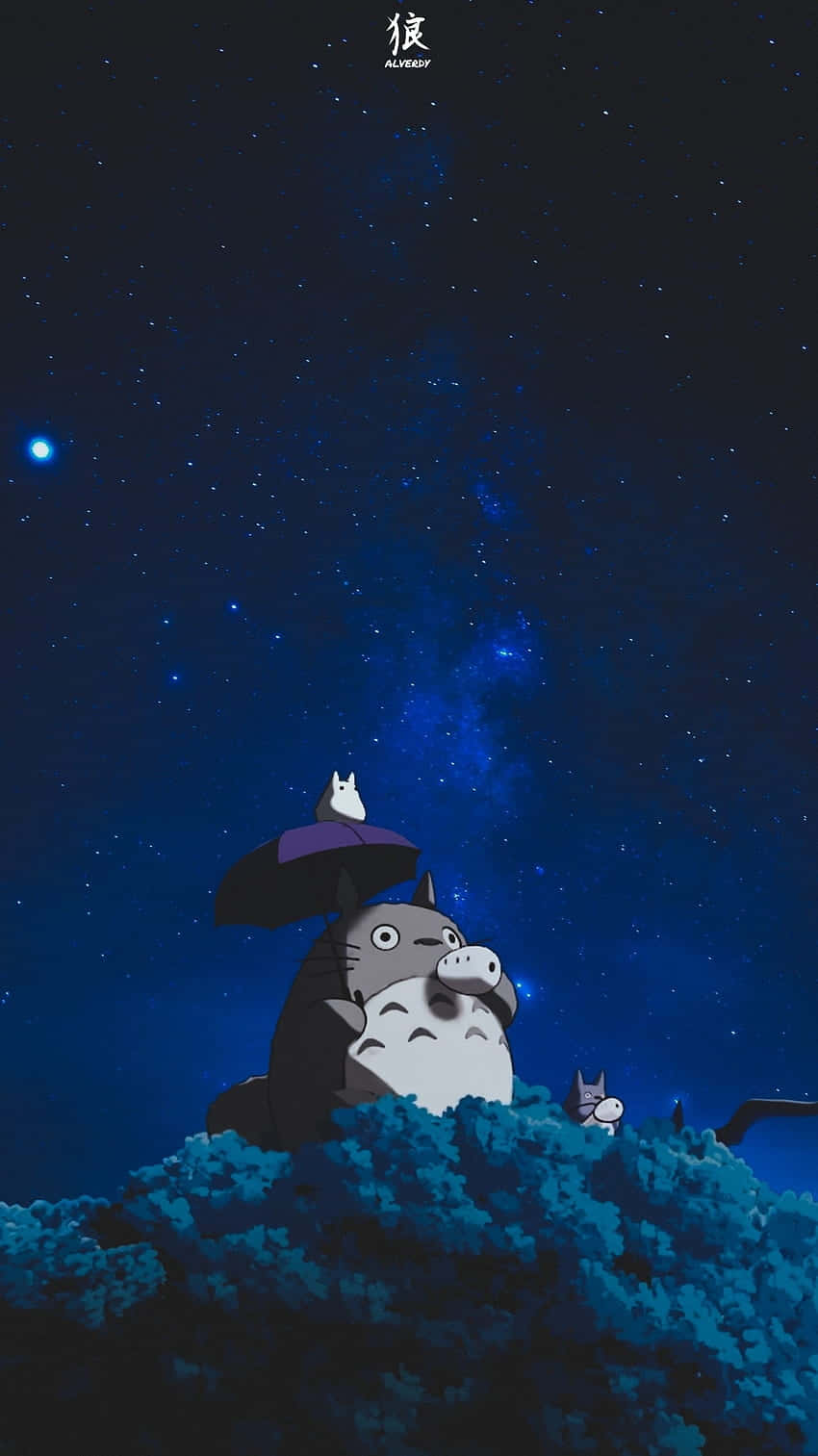 Lad de magiske eventyr fra Studio Ghibli tage flight på dit enheders baggrund. Wallpaper