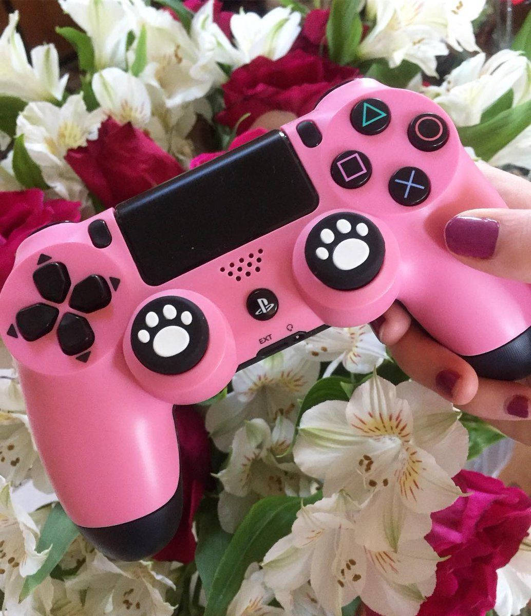 Aesthetic Girly Pink Ps4 Controller
