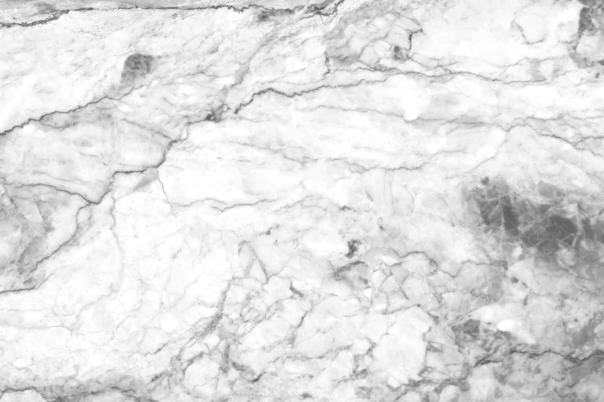 Eineschwarz-weiße Marmor-hintergrund Wallpaper