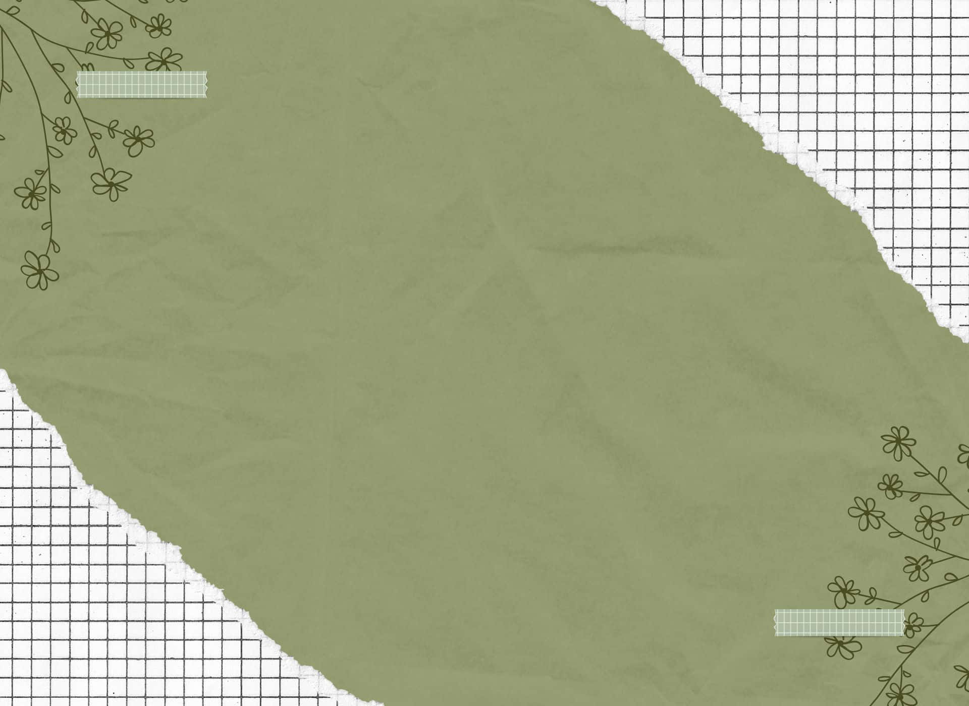 Ästhetischesgrünes Hintergrundpapier Mit Textur-design.