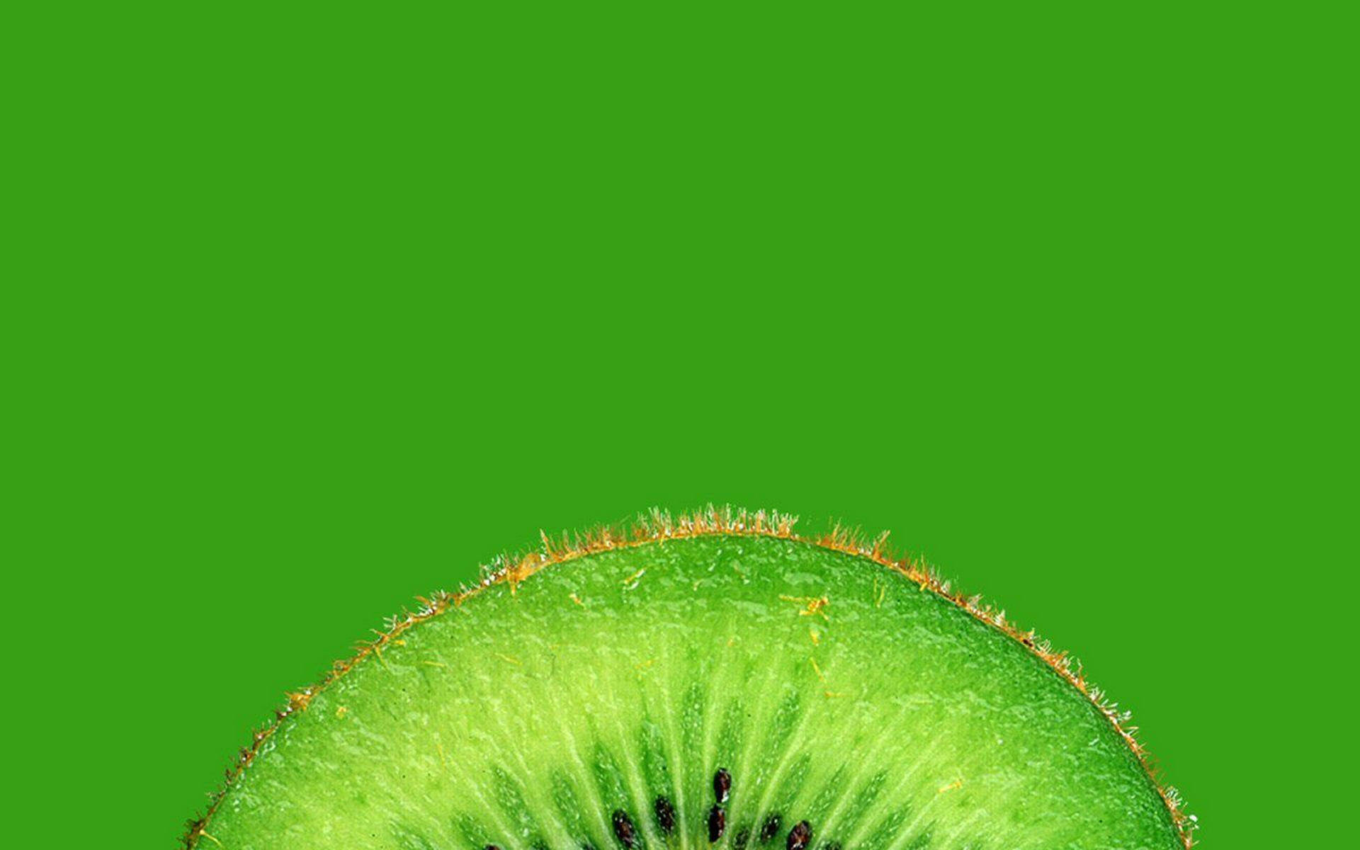 Estéticade Kiwi Verde En Alta Definición. Fondo de pantalla