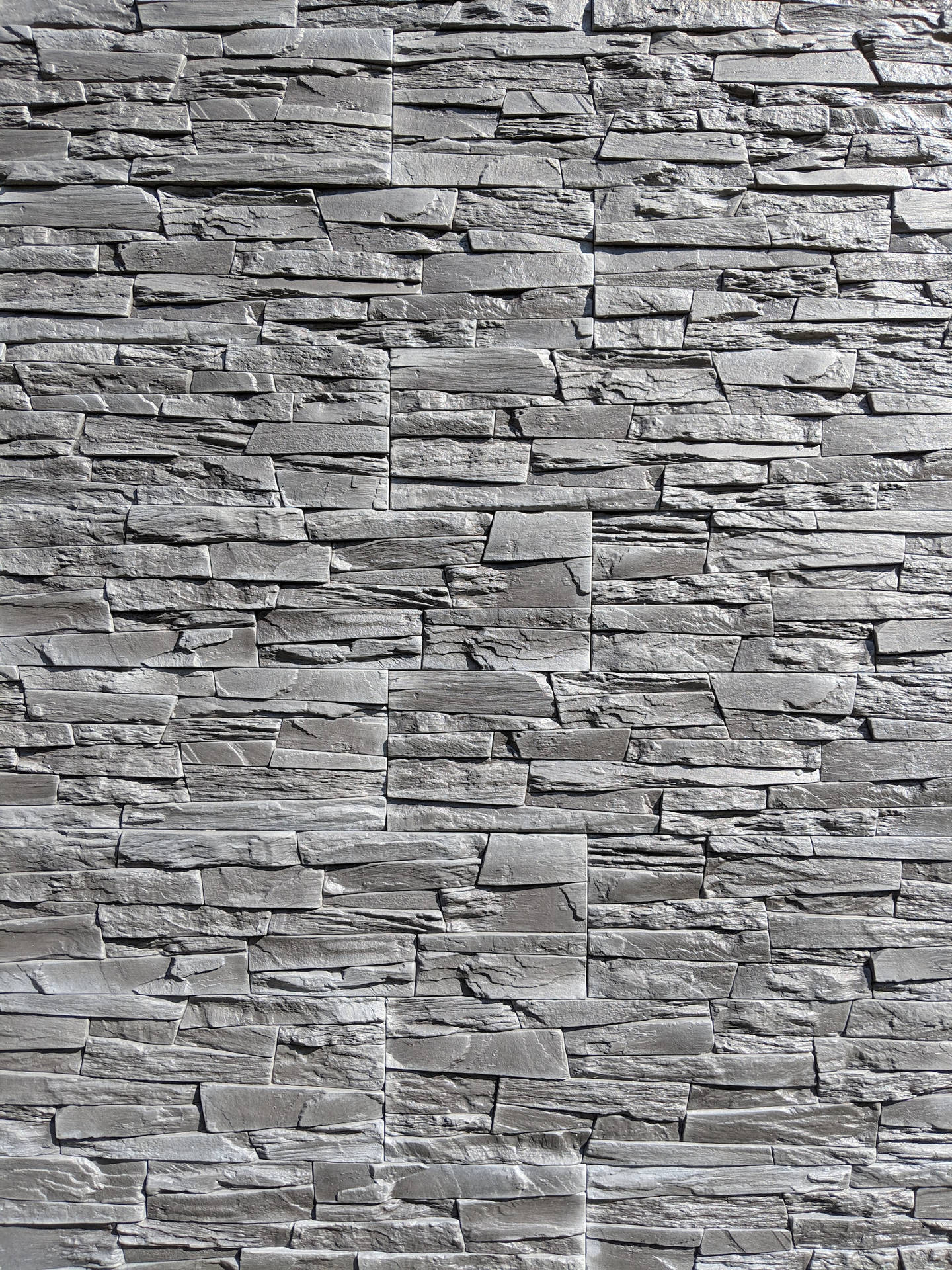 Estetiskgrå Tegelvägg. Wallpaper