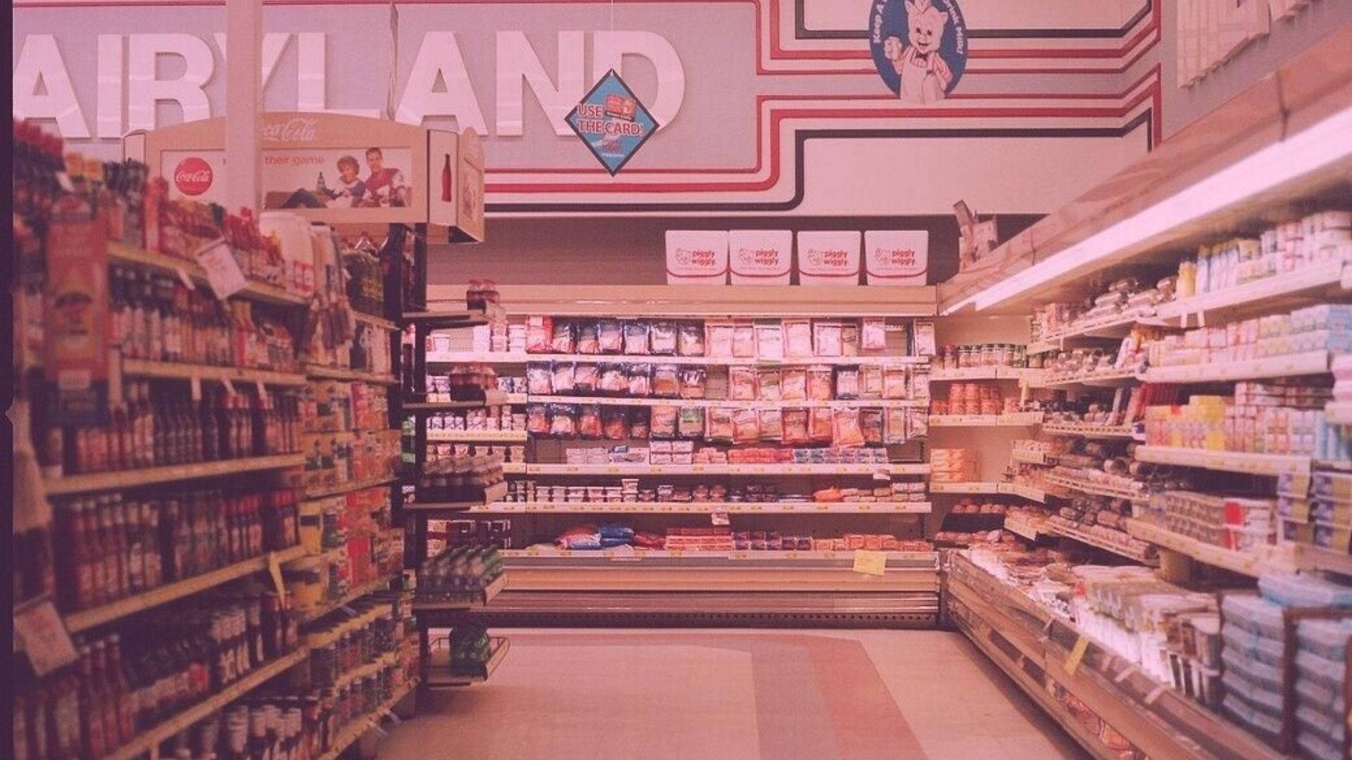 Aesthetic Grocery Store Wallpaper