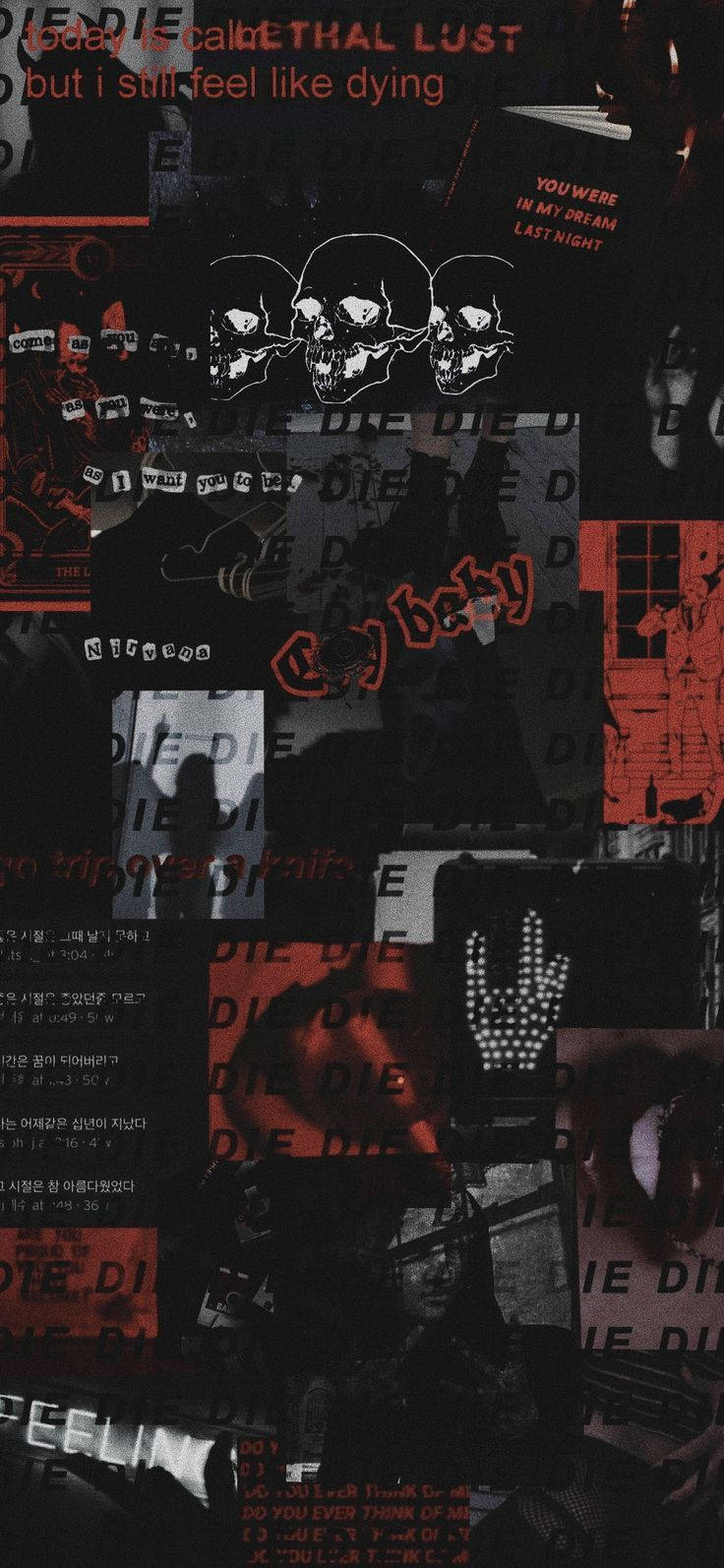 Crybaby Ästhetik Grunge Iphone Wallpaper