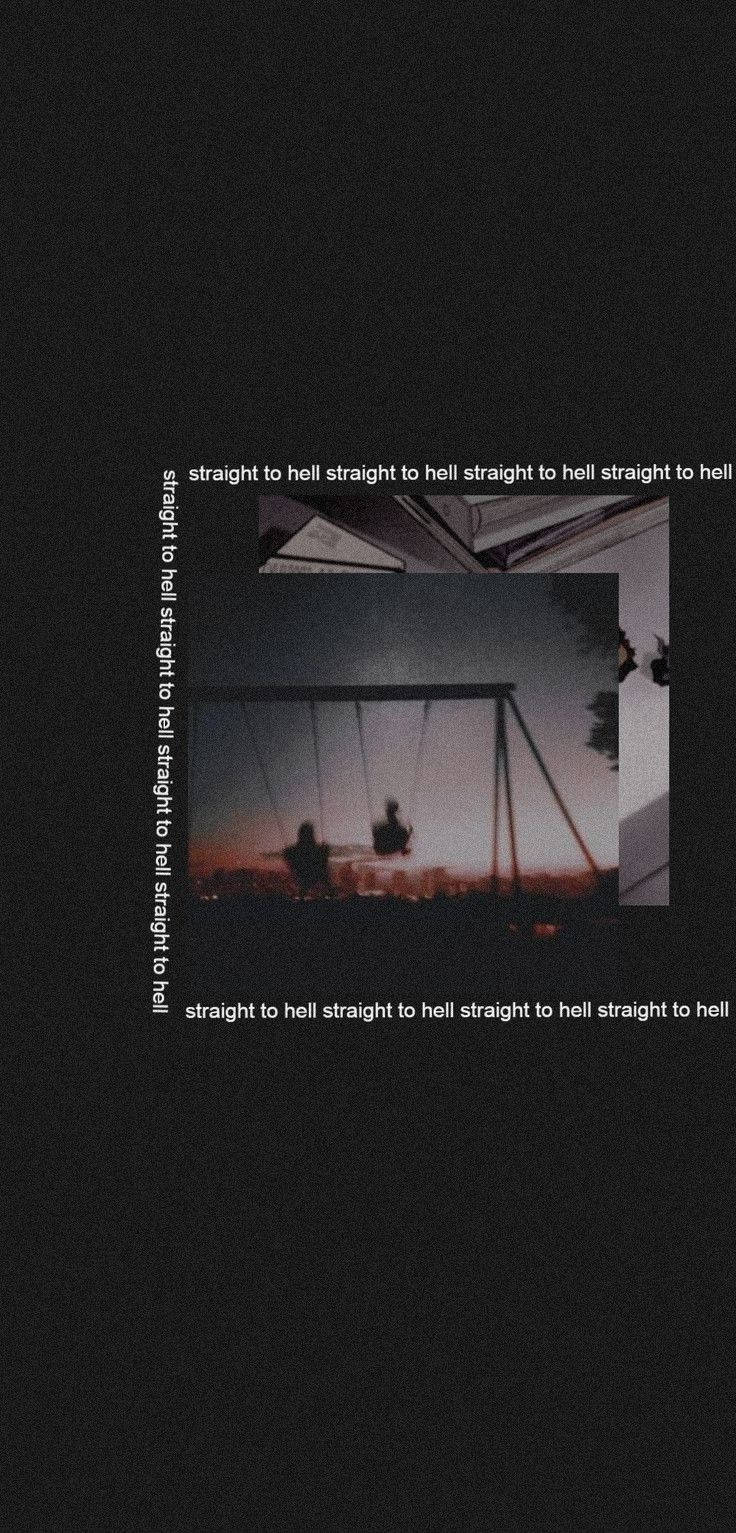 Couple Silhouette Aesthetic Grunge iPhone Wallpaper