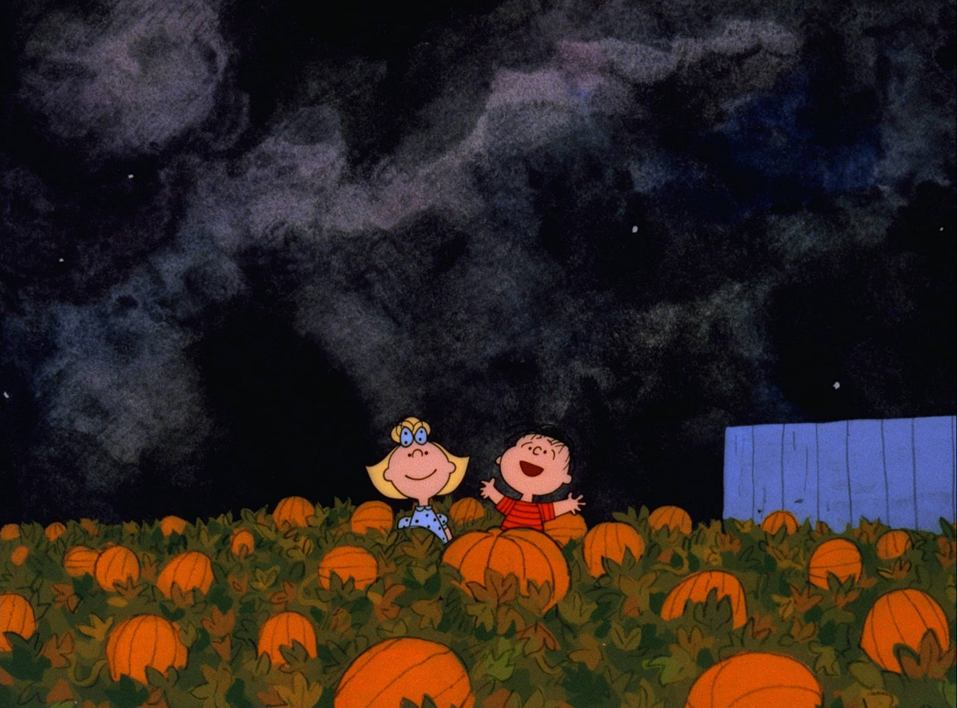 Estéticade Halloween Para Portátil De Charlie Brown. Fondo de pantalla