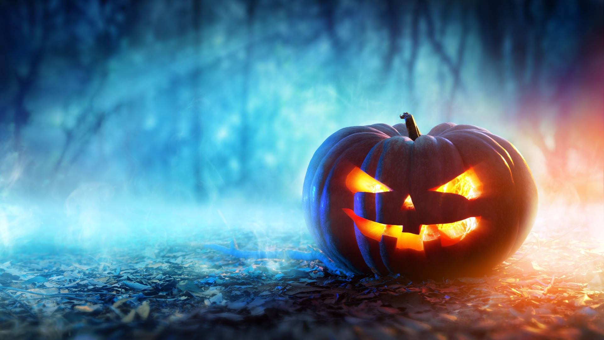 Jacko'-lantern Estético De Halloween Para Portátil Fondo de pantalla