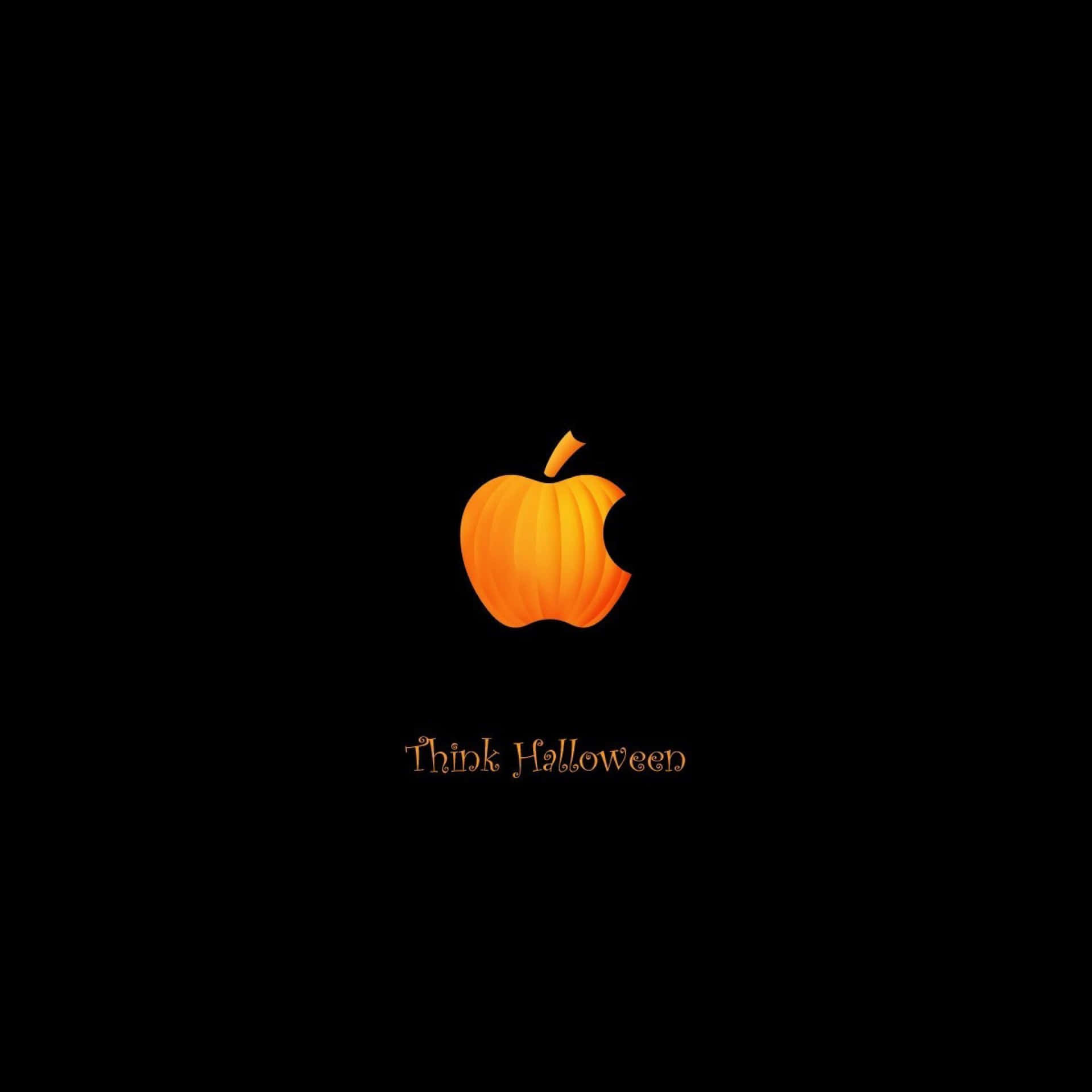 Æble halloween tapet er den perfekte tilføjelse til din iPhone eller iPad.