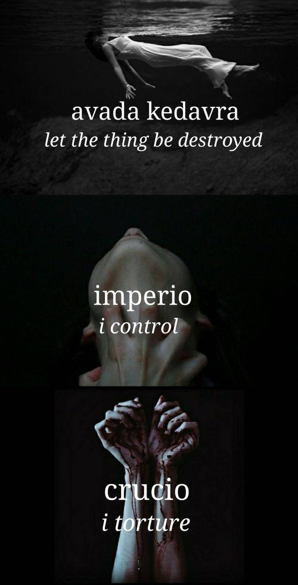 Estéticasmaldiciones Imperdonables De Harry Potter. Fondo de pantalla