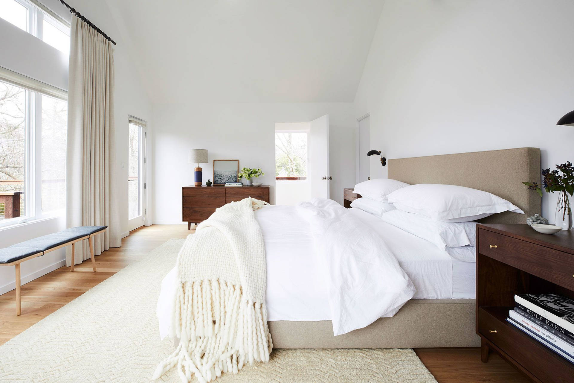 Aesthetic Home White Bedroom