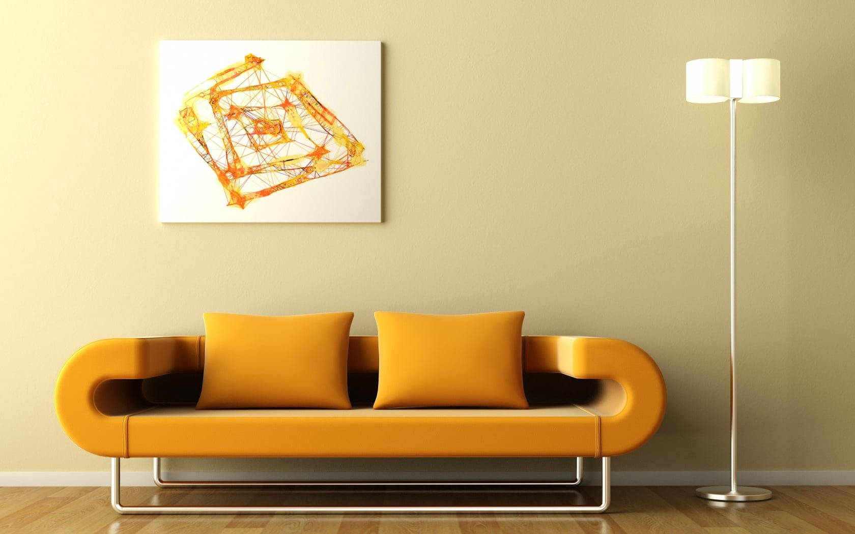 Elegant Aesthetic Abode - A cozy corner encapsulating simplicity, elegance, and warmth. Wallpaper