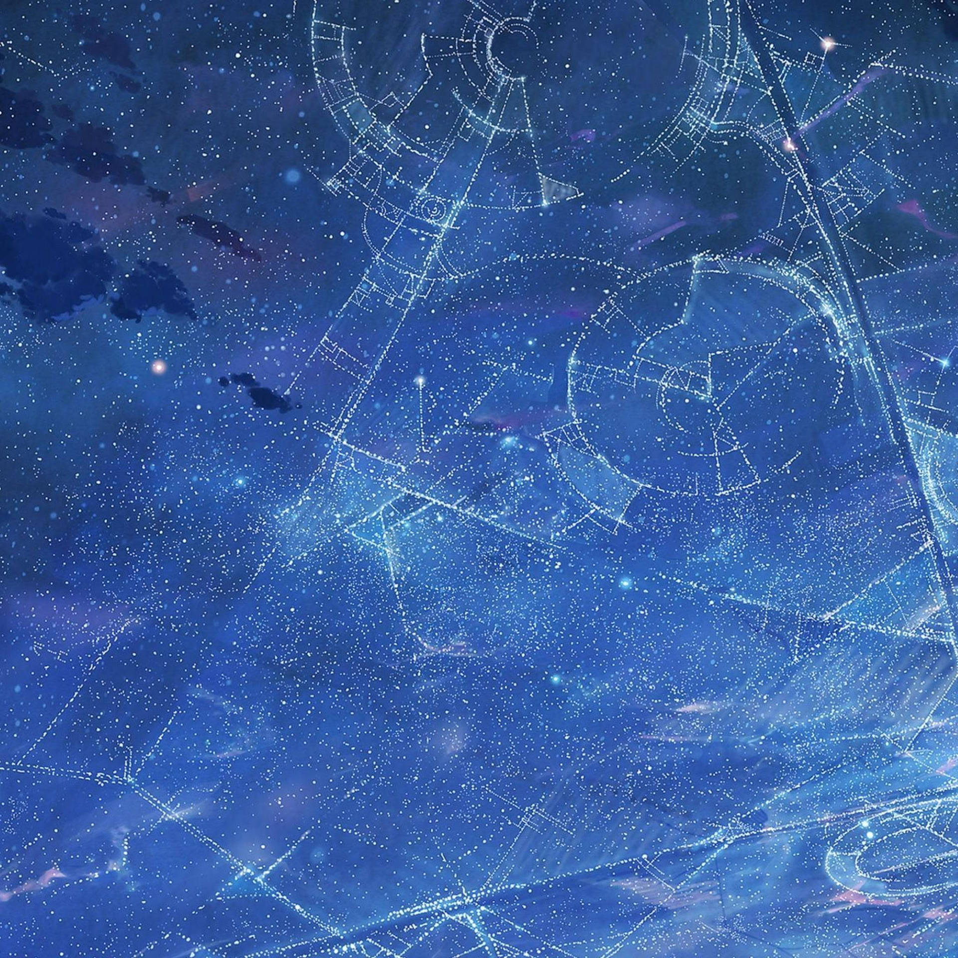 Aesthetic Ipad Constellation Wallpaper