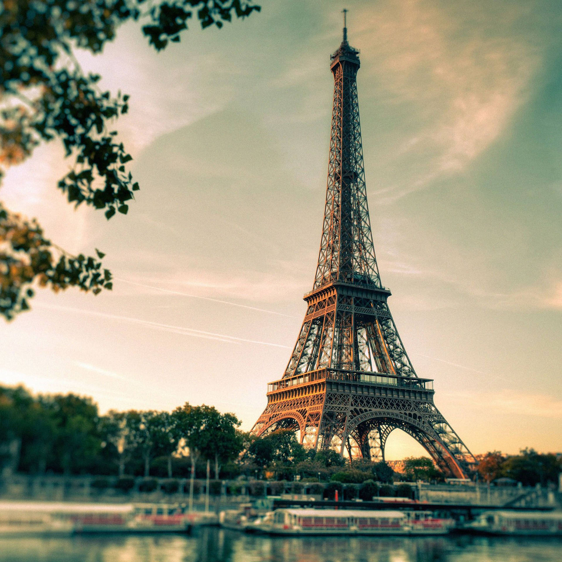 Estetica Ipad Torre Eiffel Sfondo