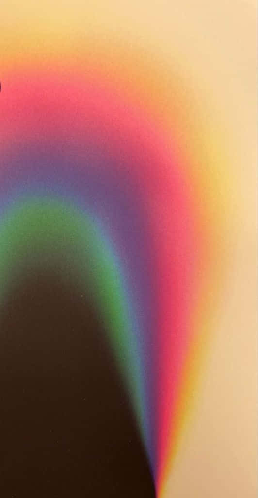 A Rainbow Colored Cd Cover With A Rainbow In The Middle
