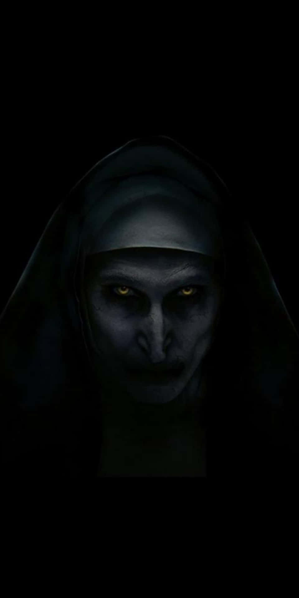 Aesthetic Iphone Horror Woman In Dark Wallpaper