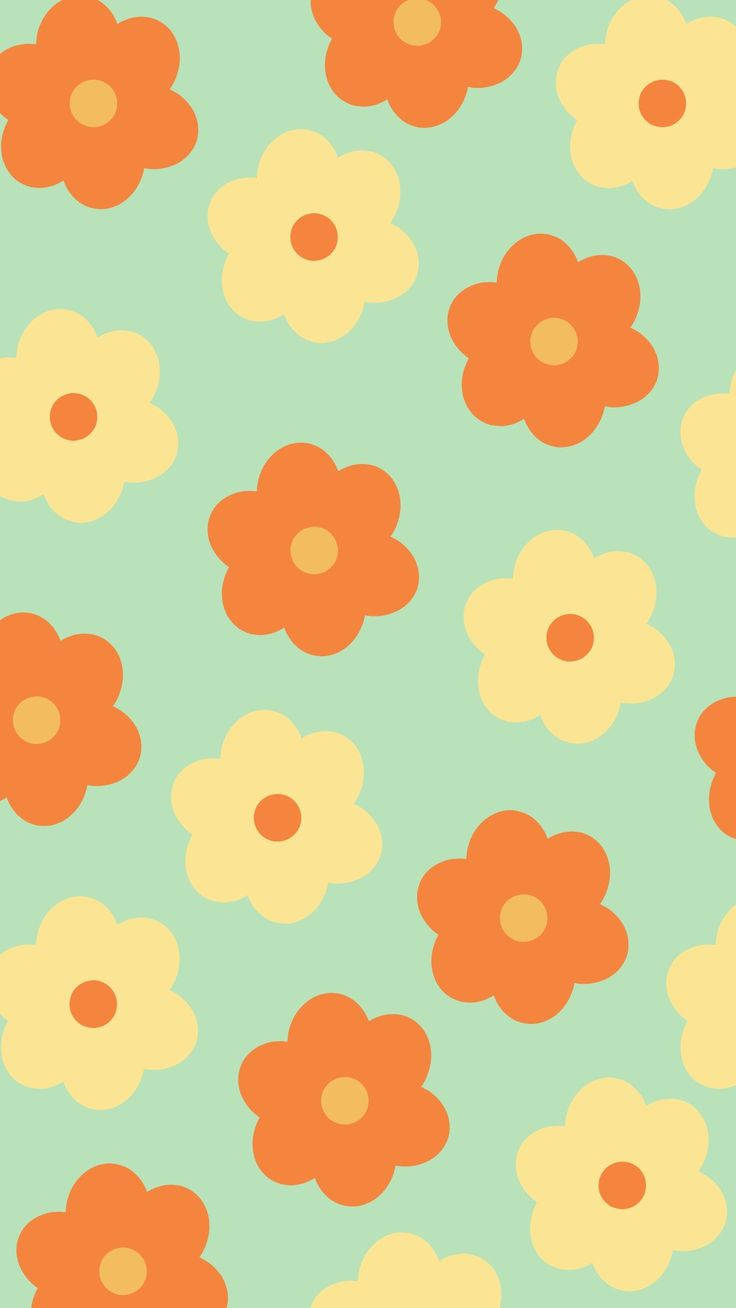 Download Aesthetic Iphone X Flower Pattern Wallpaper 