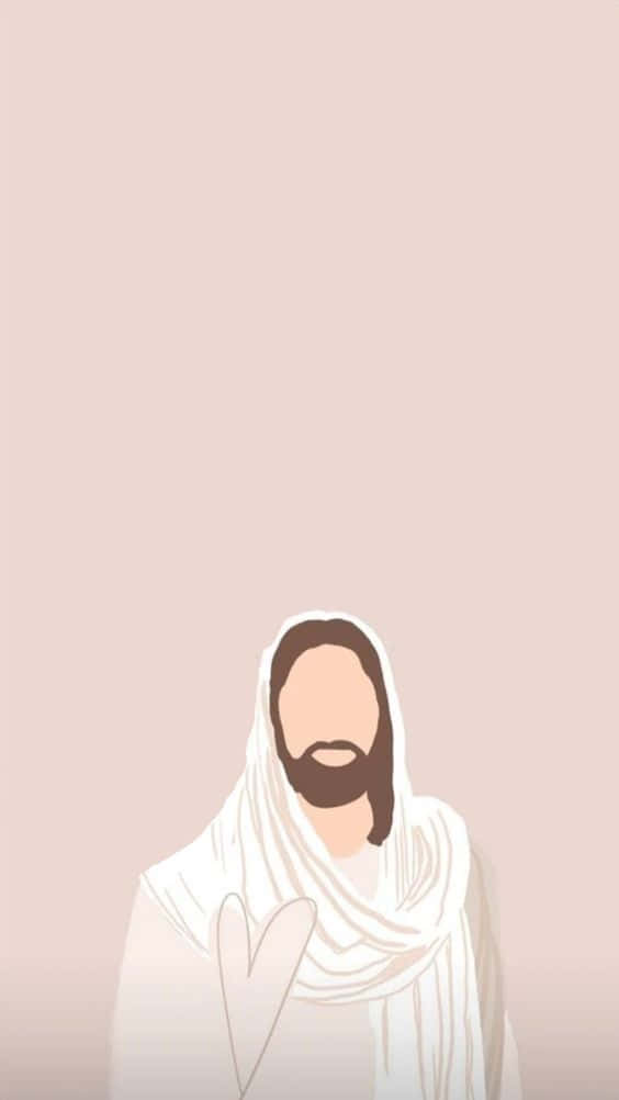Æstetisk Jesus 564 X 1002 Wallpaper