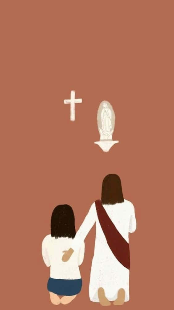 Den æstetiske Jesus, hvor tro og kunst mødes. Wallpaper