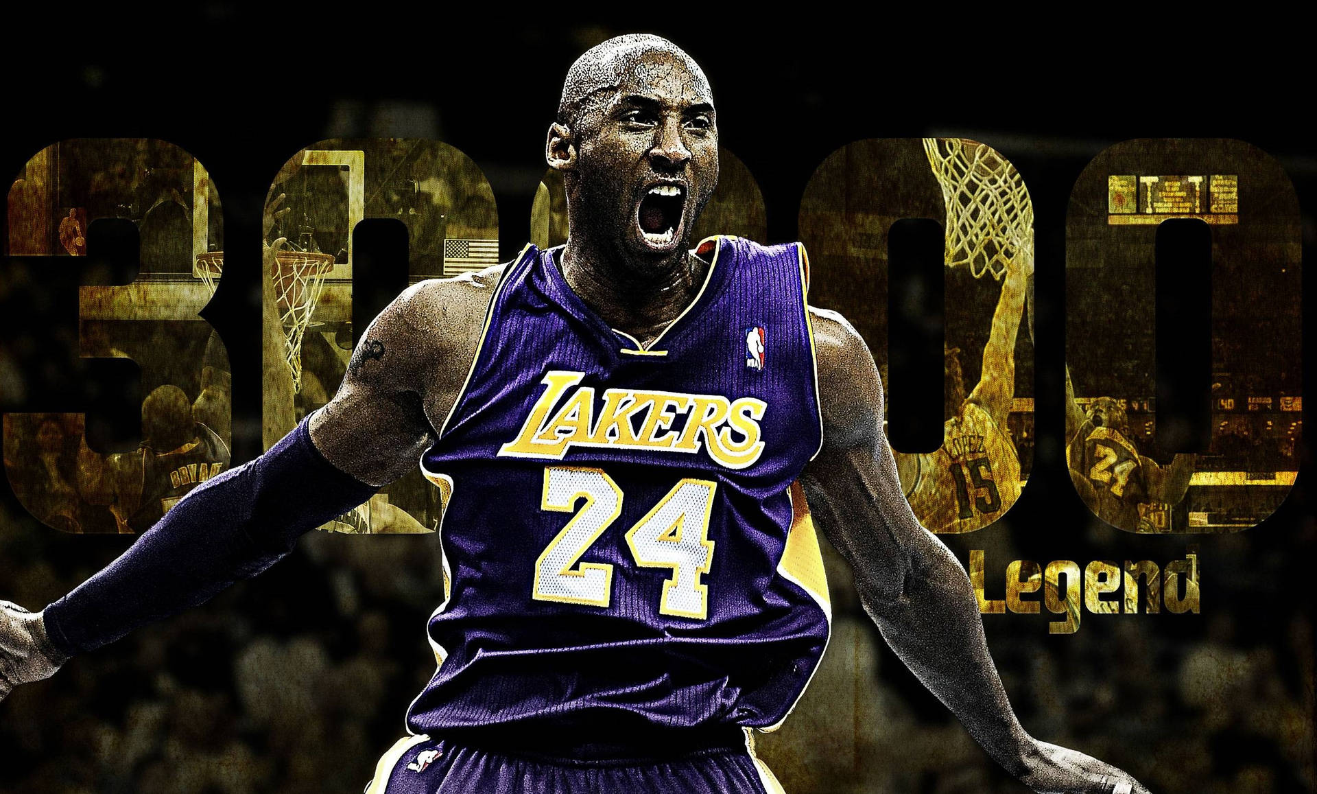 Celebrating the legacy of Kobe Bryant. Wallpaper