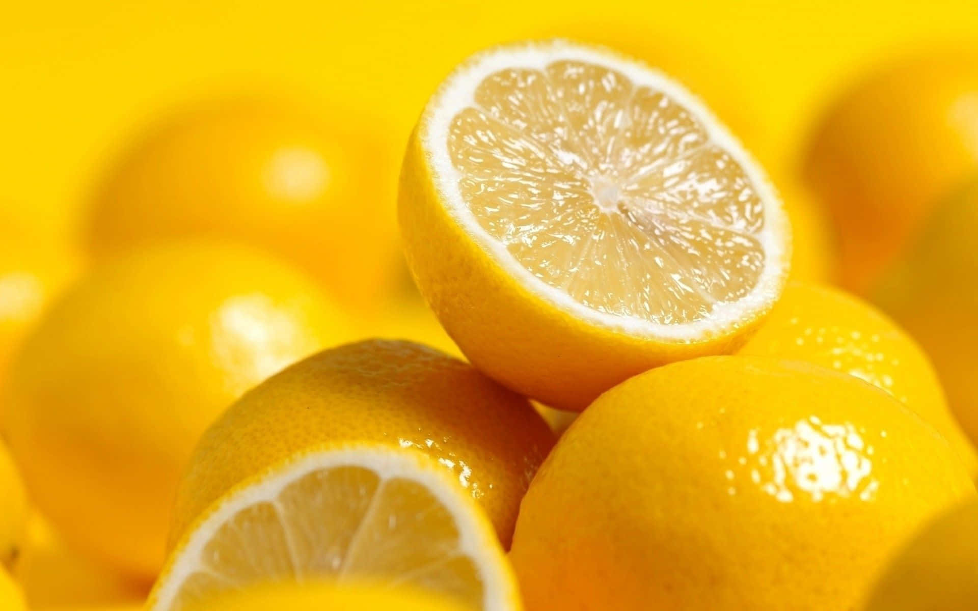 Aesthetic Lemon Fruits Wallpaper