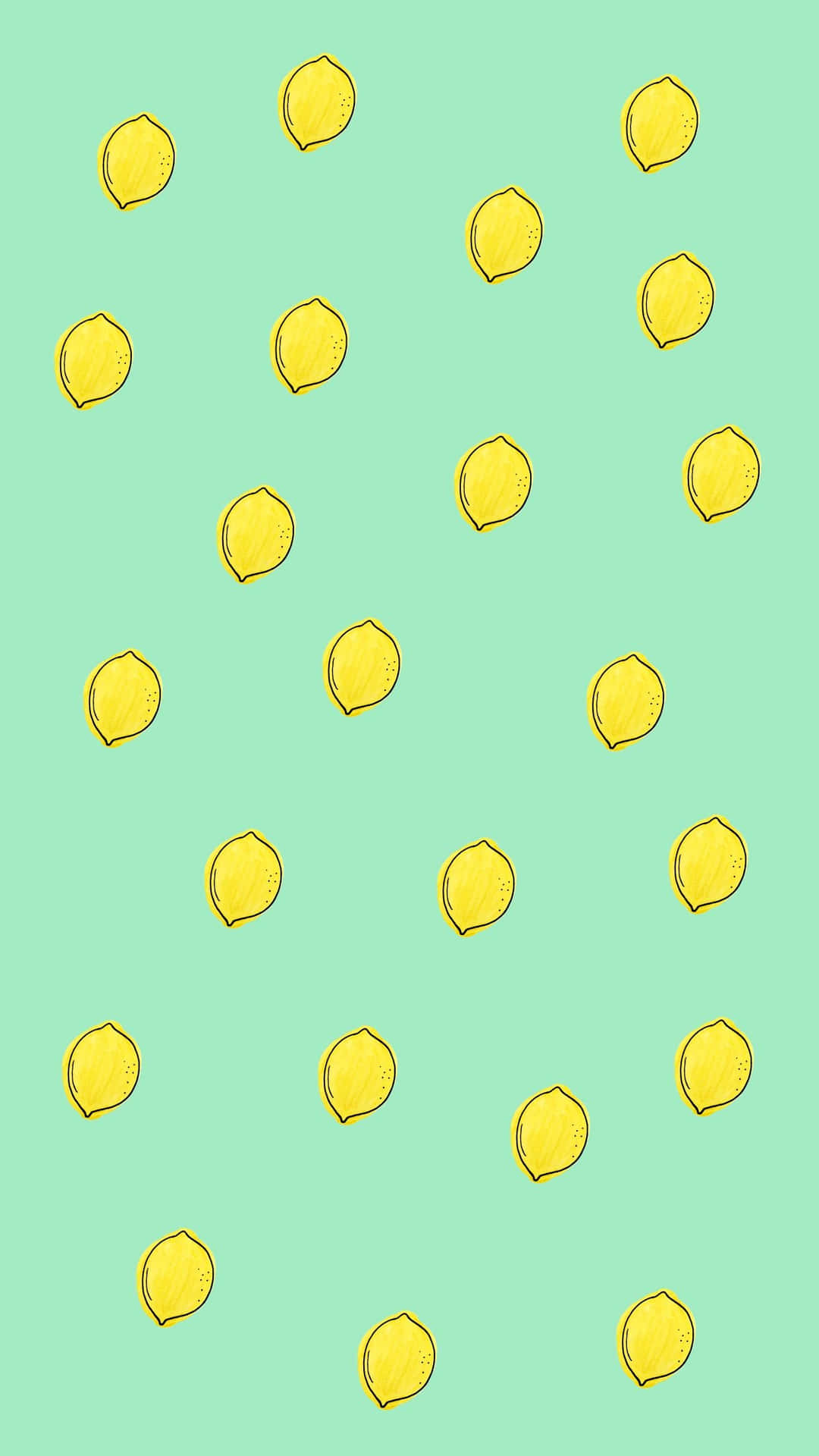 Aesthetic Lemon Overload Wallpaper