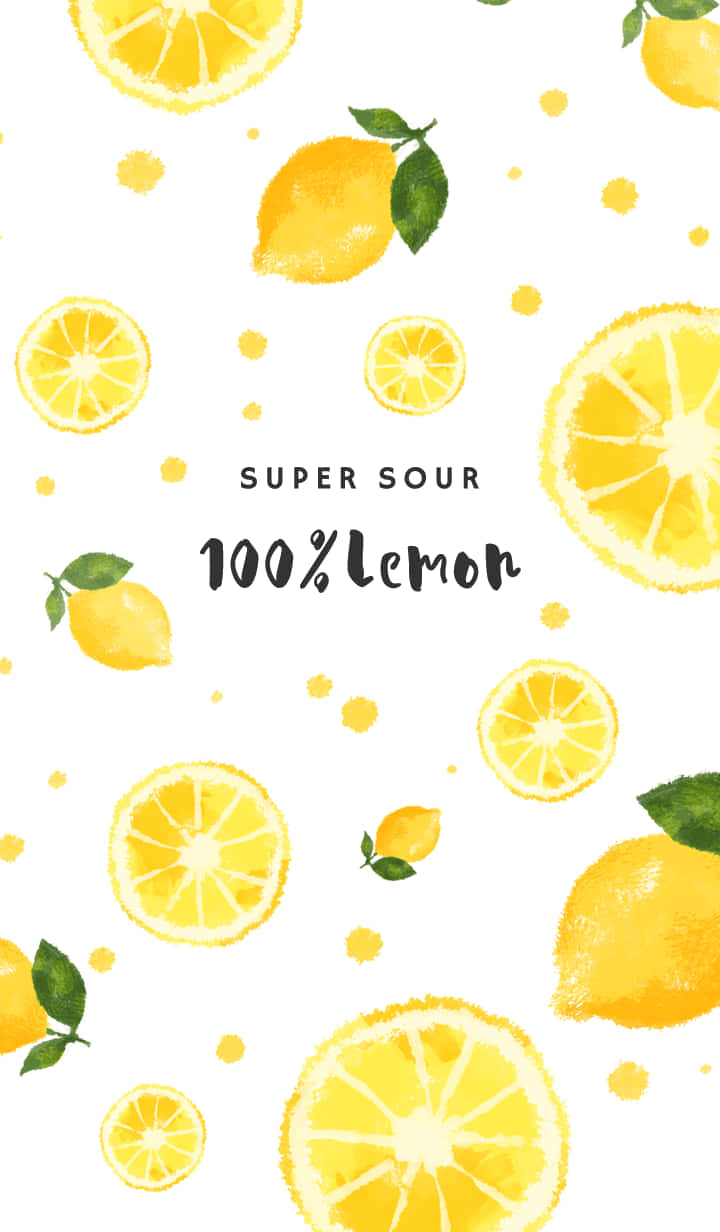 A zesty lemon to brighten up your day! Wallpaper