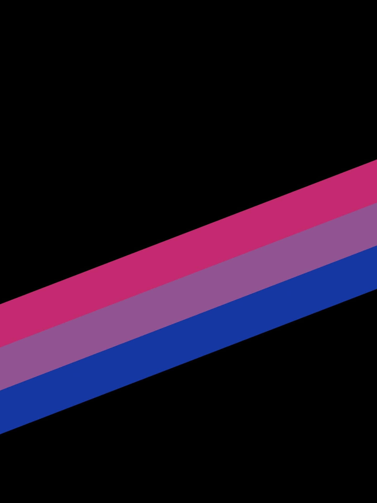 Estetisklgbt Regnbåge Bisexuell Flagga. Wallpaper