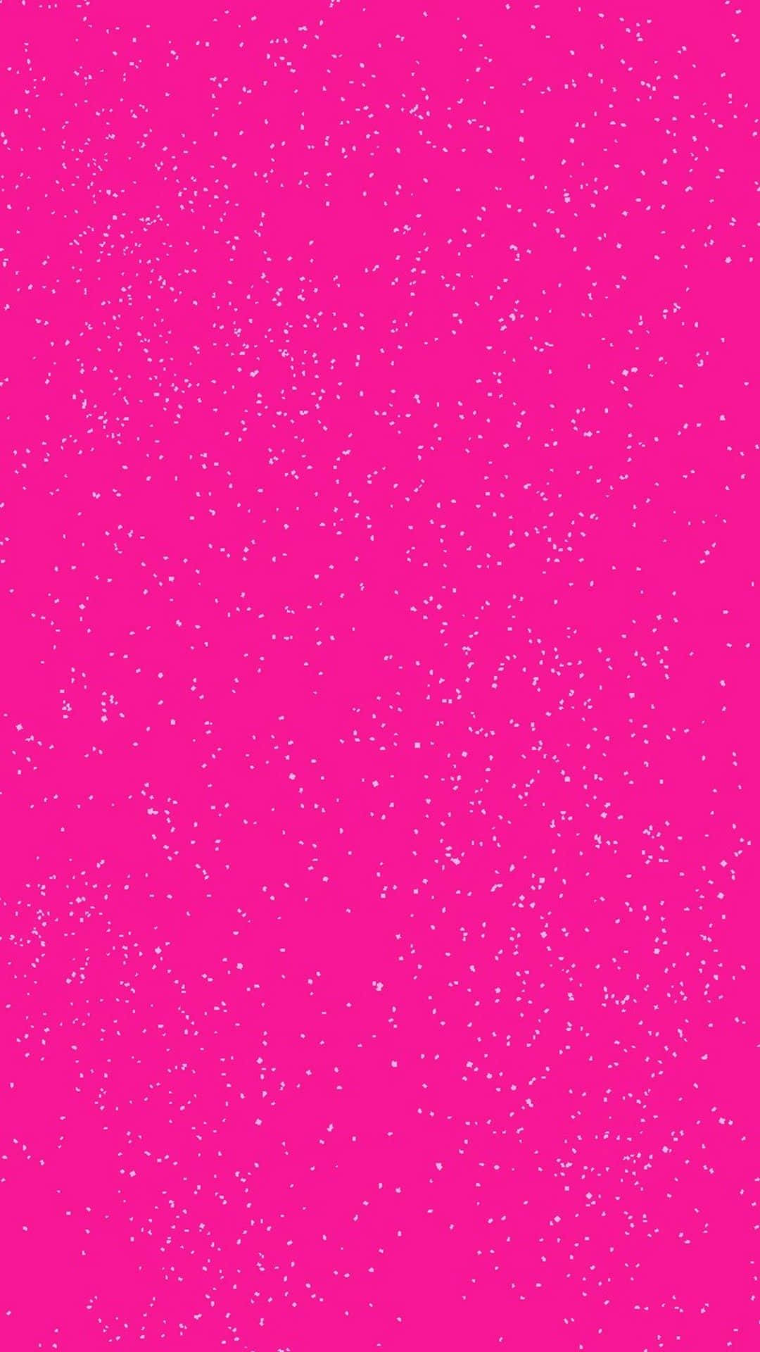 a pink background with a lot of dots on it