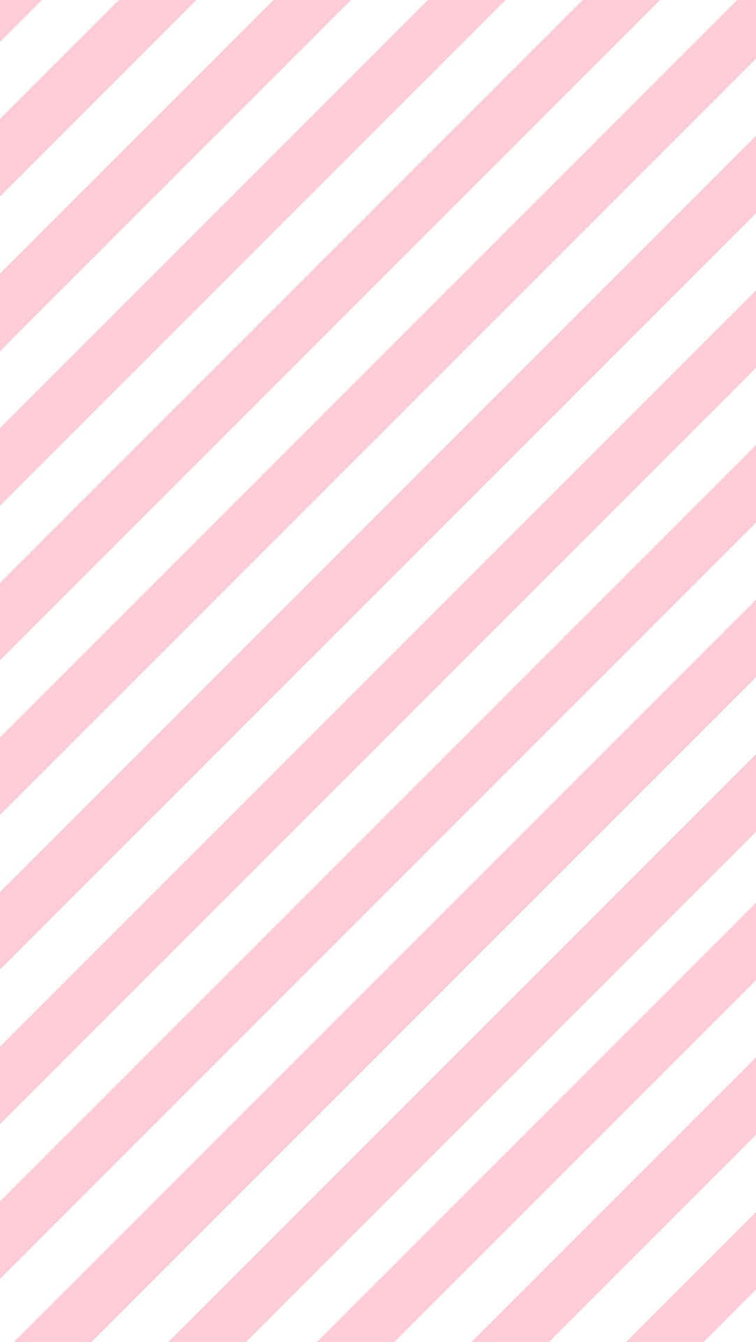 a pink and white striped background