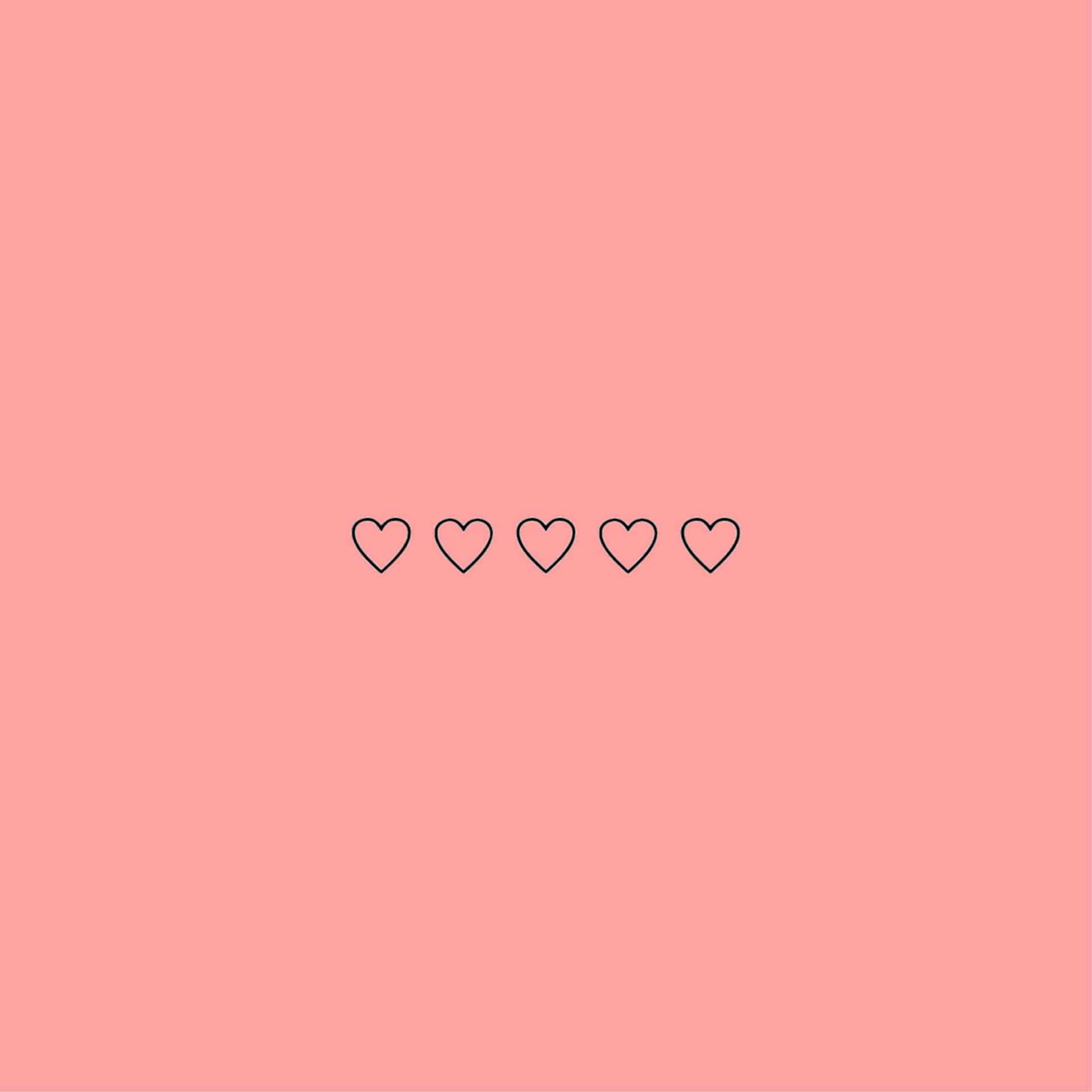 a pink background with hearts on it