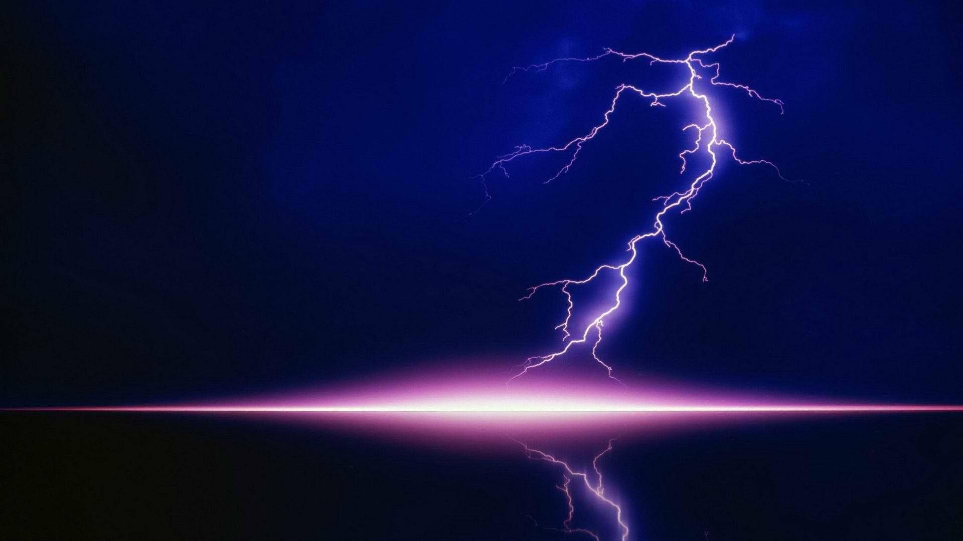 Brighten Up Your Low Spirits With This Aesthetic Lightning Wallpaper