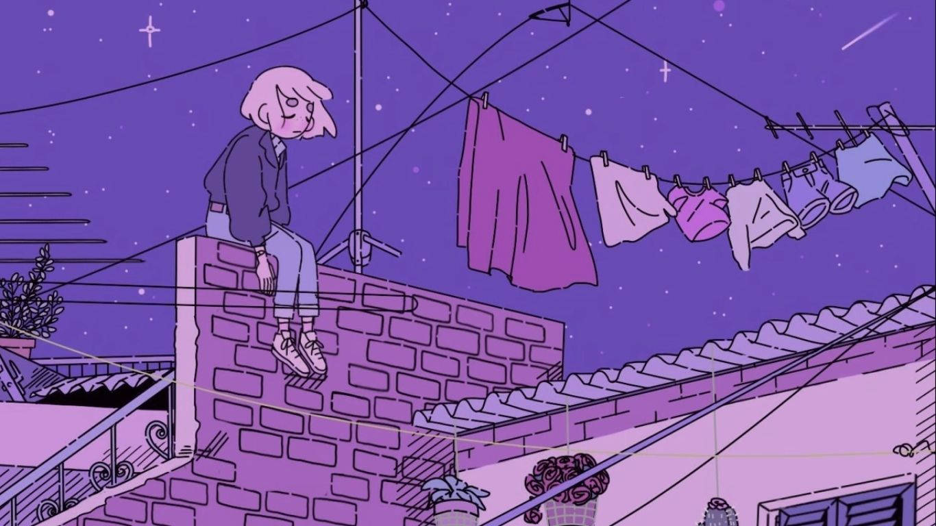 Aesthetic Lo Fi Lonely Girl