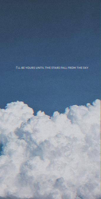 Download Aesthetic Love Clouds And Fall From The Sky Wallpaper |  Wallpapers.Com