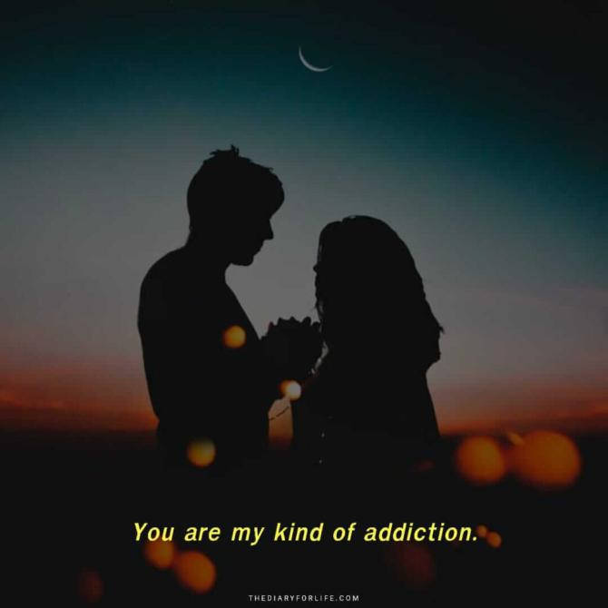 Aesthetic Love My Kind Of Addiction Wallpaper