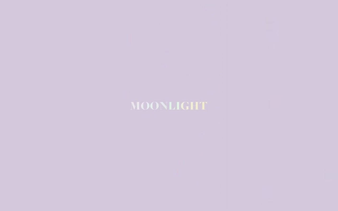 Aesthetic Macbook Purple Moonlight Wallpaper