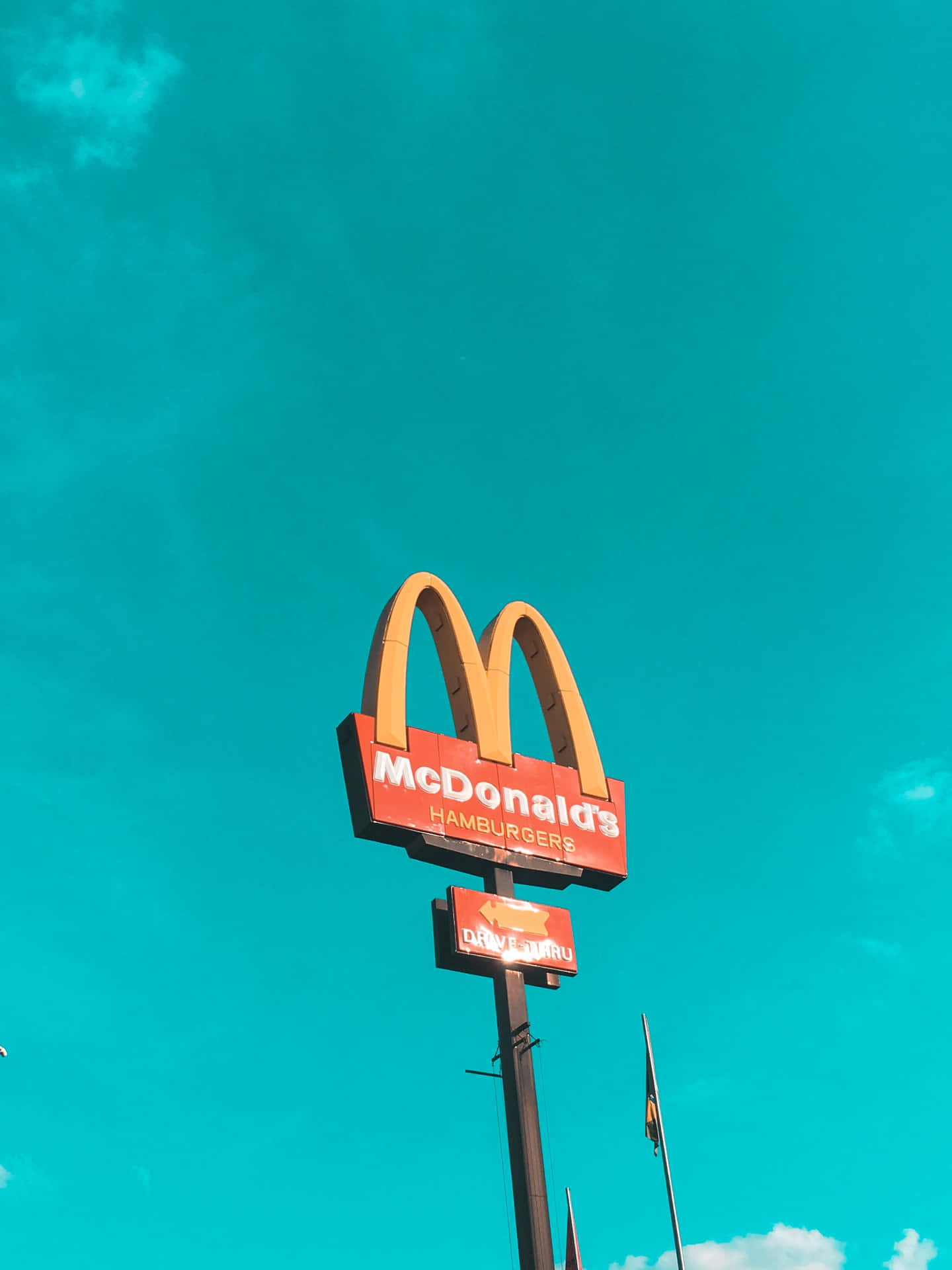 A Mcdonald's Sign In The Sky Wallpaper