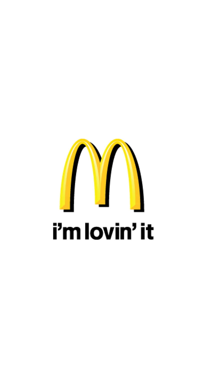 McDonalds logo med ordene 