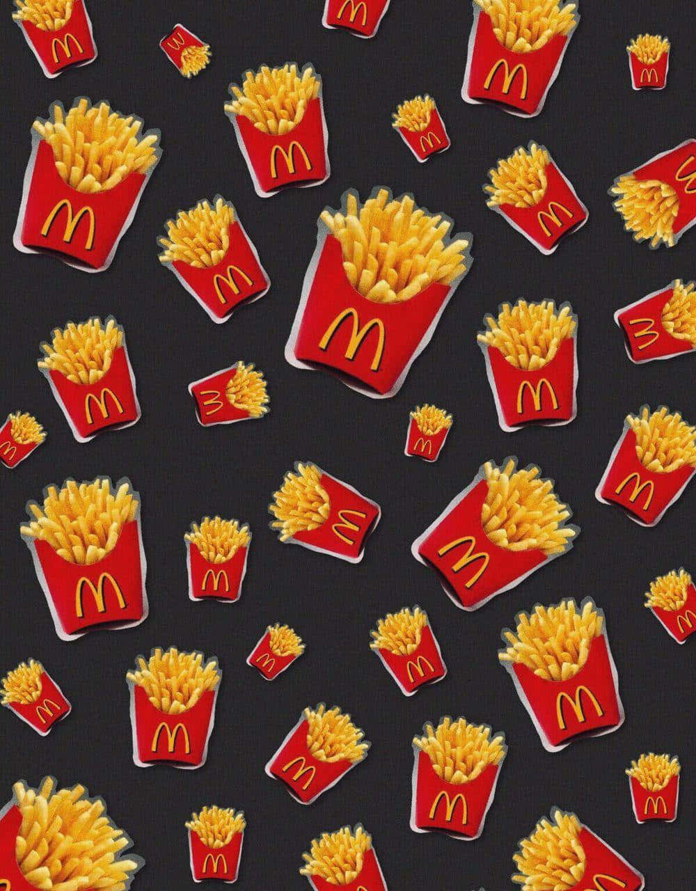 Nyd de lækre retter med et moderne twist på Aesthetic McDonalds. Wallpaper