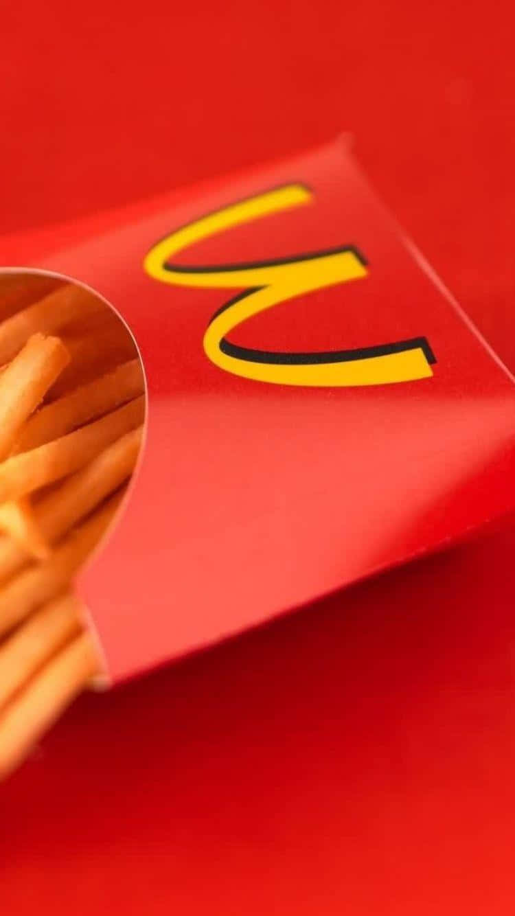 McDonalds fransk frites i en rød boks Wallpaper