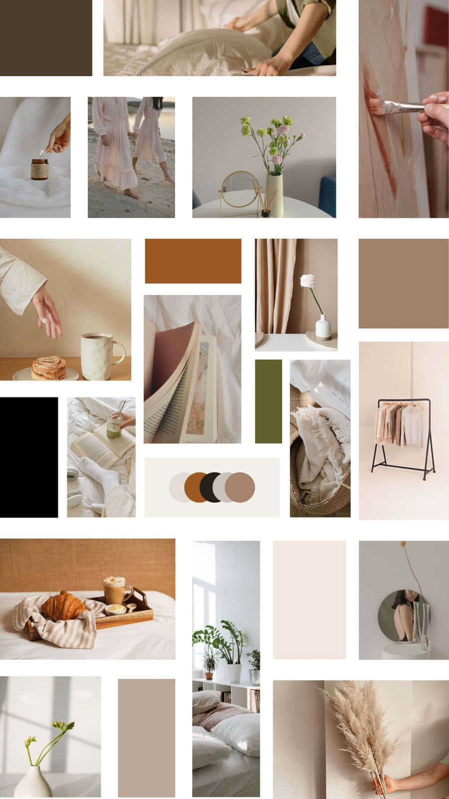 Relax, Restore and Rejuvenate with Aesthetic Moodboard Wallpaper