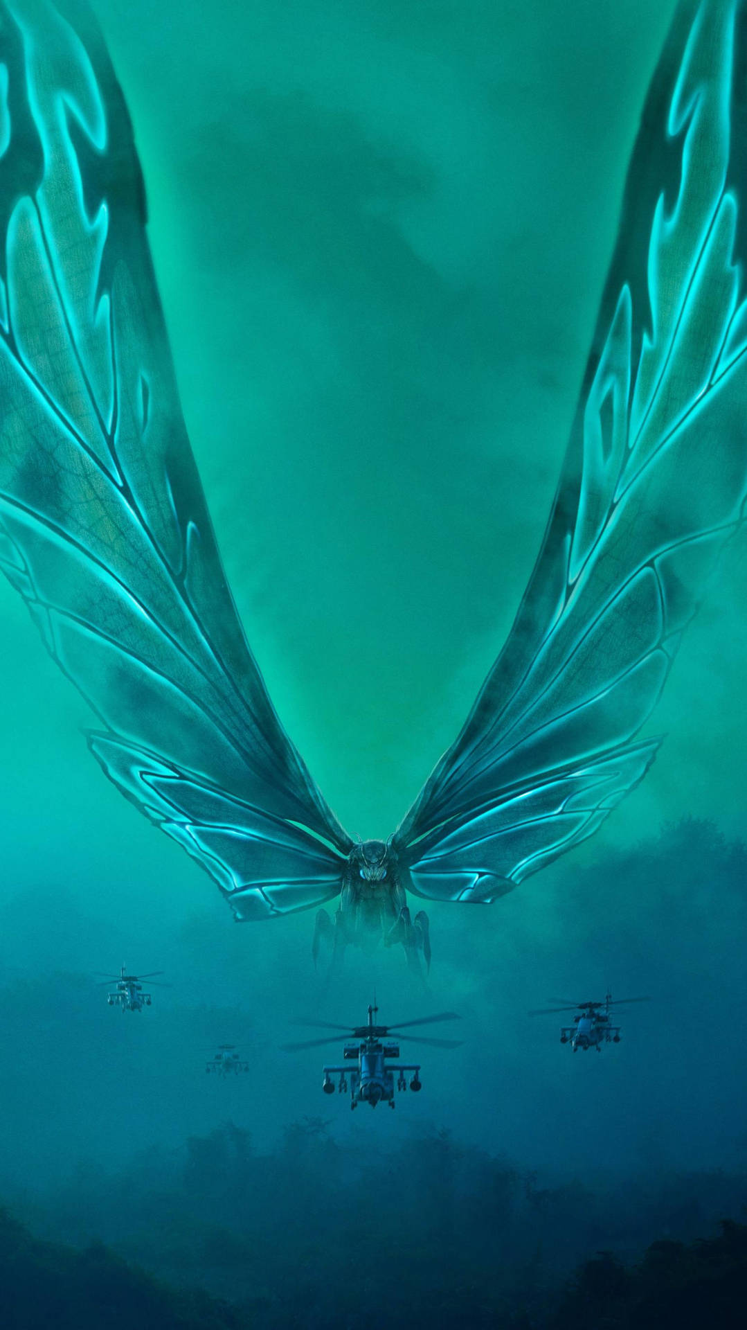 "The Spellbinding Mothra of Godzilla King of the Monsters" Wallpaper
