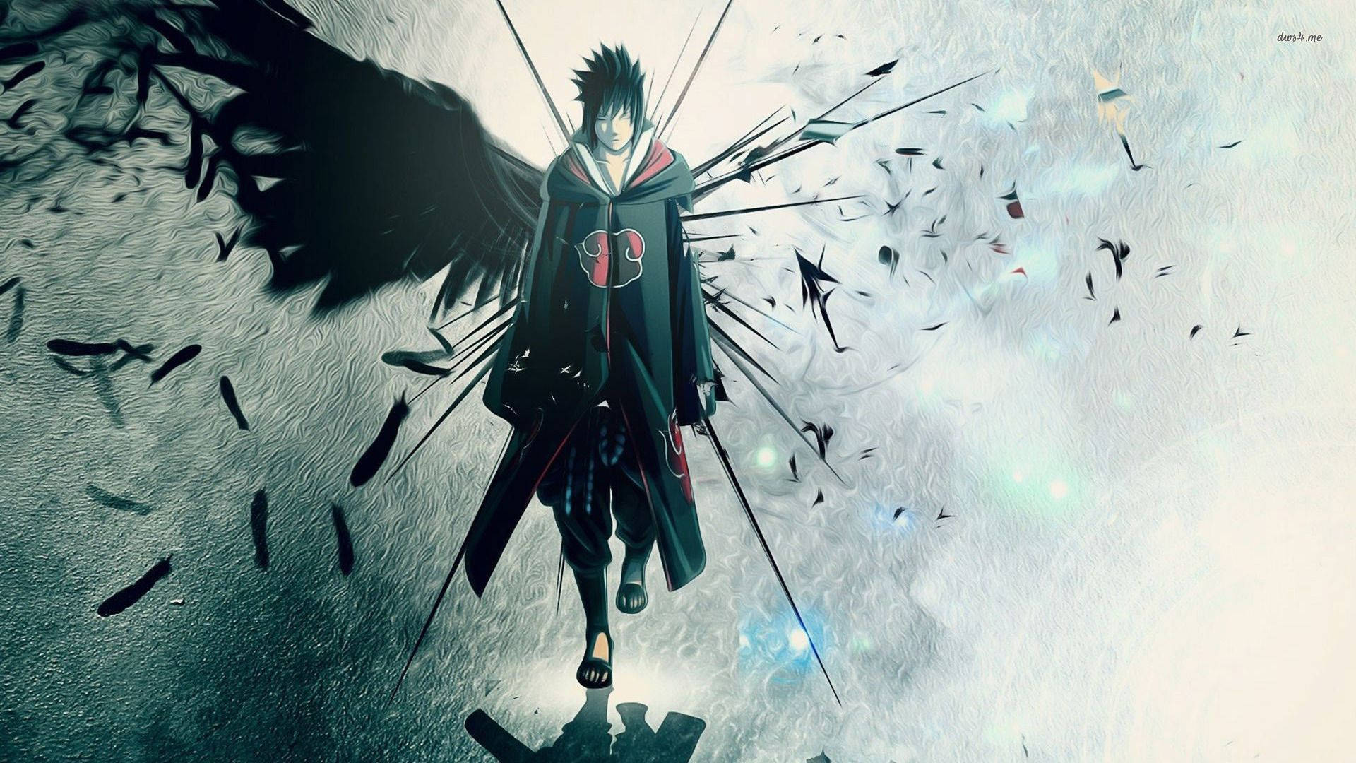 Uchiha Sasuke Black Aesthetic Naruto Wallpaper