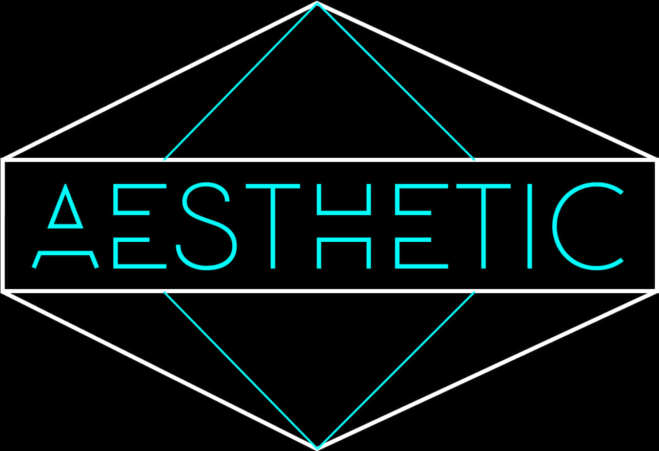 Aesthetic Neon Outline Graphic PNG